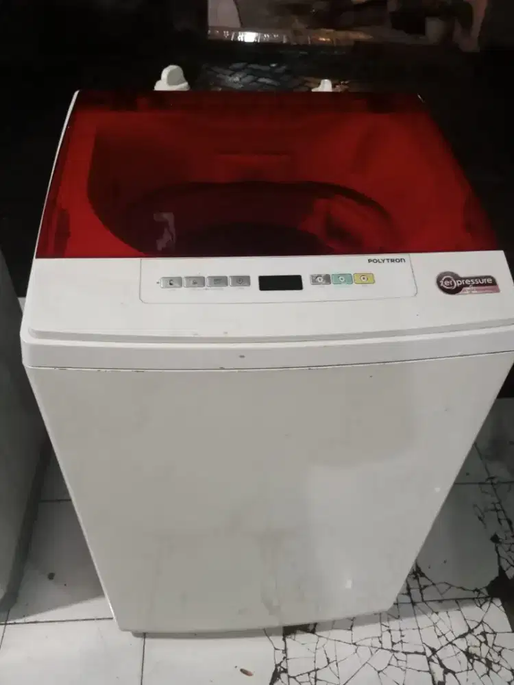 mesin cuci 1 tabung merek polytron manual