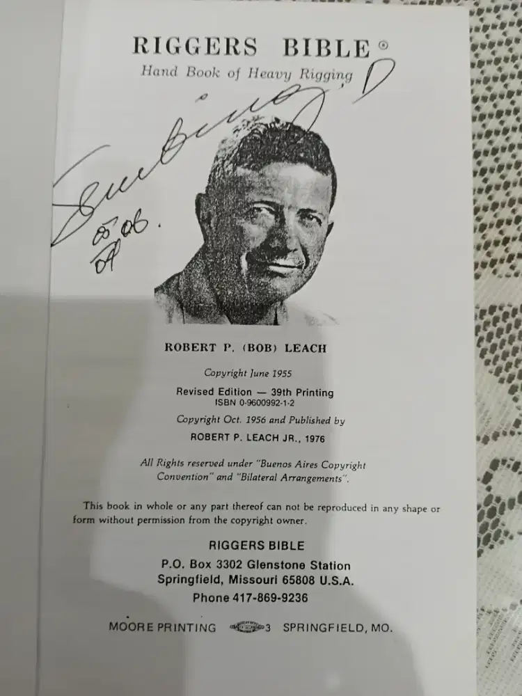 Riggers Bible Handbook of Heavy Rigging