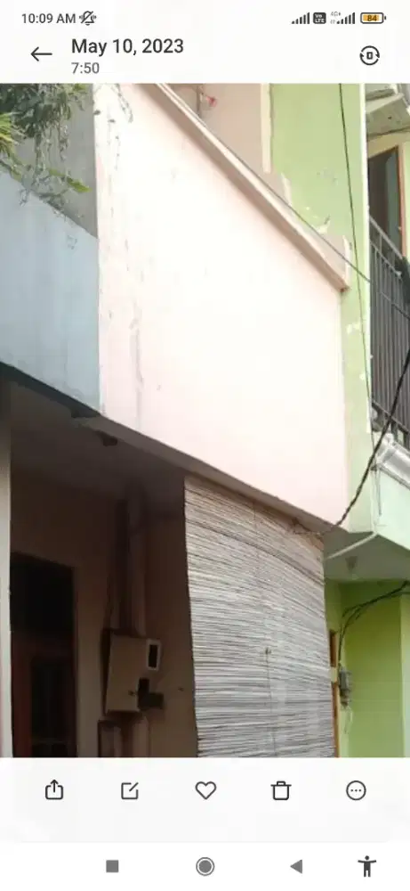 Dikontrakan Rumah Petak 2  Lantai di Kaum  Pulogadung