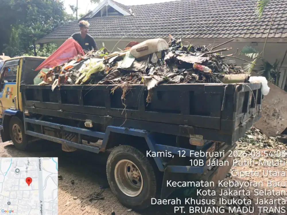 Jasa buang puing dan sampah