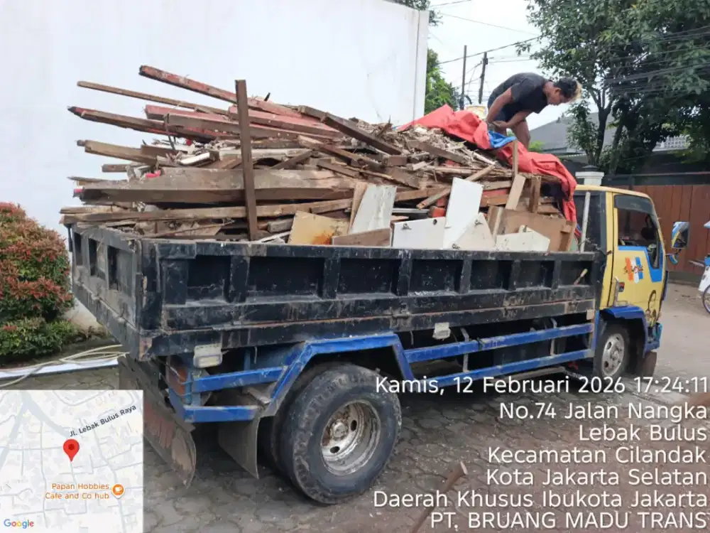 Jasa buang puing dan angkut sampah