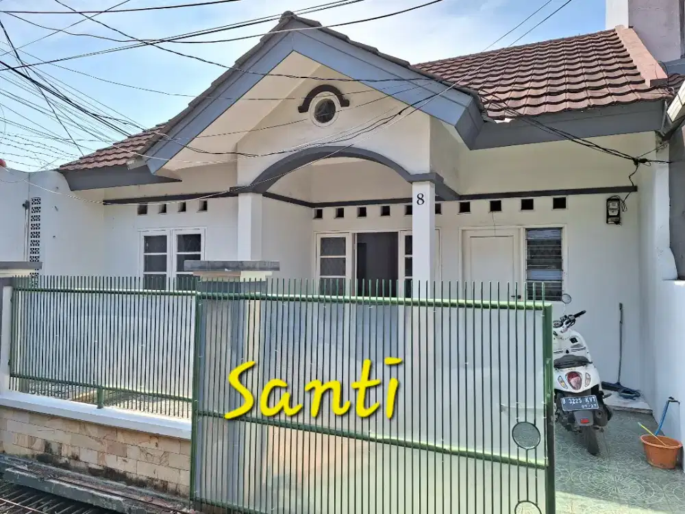 DISEWAKAN RUMAH Di JATIASIH BEKASI. NYAMAN, BEBAS BANJIR, AKSES MUDAH