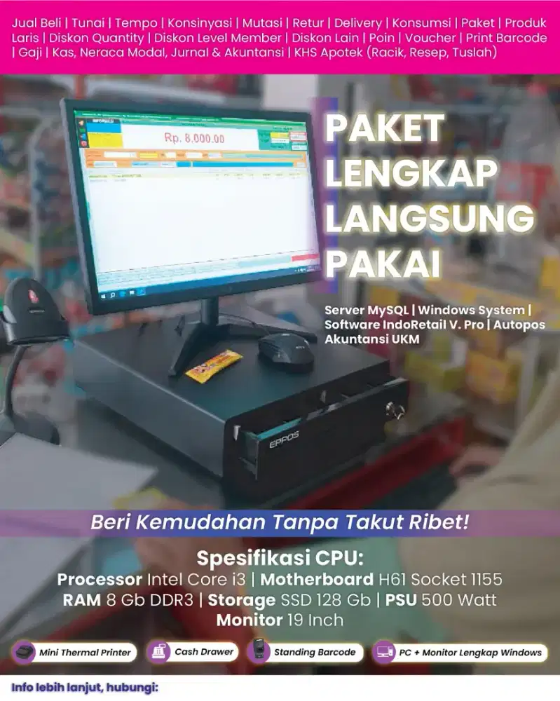 Paket Komputer Kasir