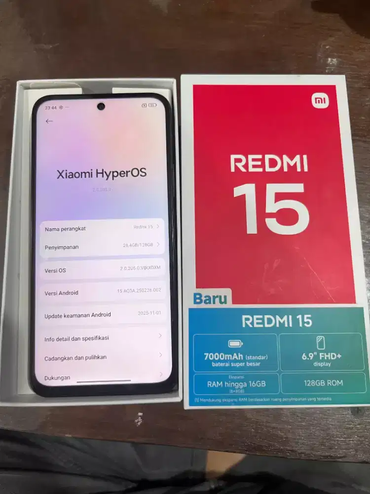 Redmi 15 ram 8+8/128
