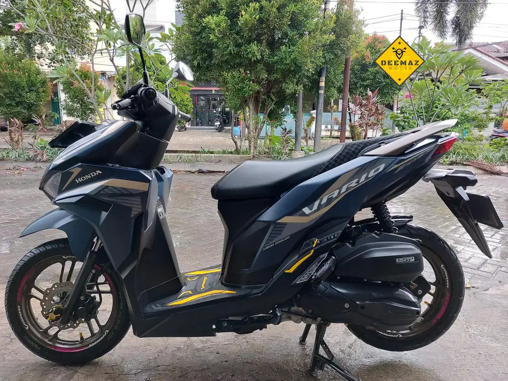 (DP 500)‼️ Honda Vario 125 CBS ISS Keyless Biru Mulus 2023 Cash Kredit