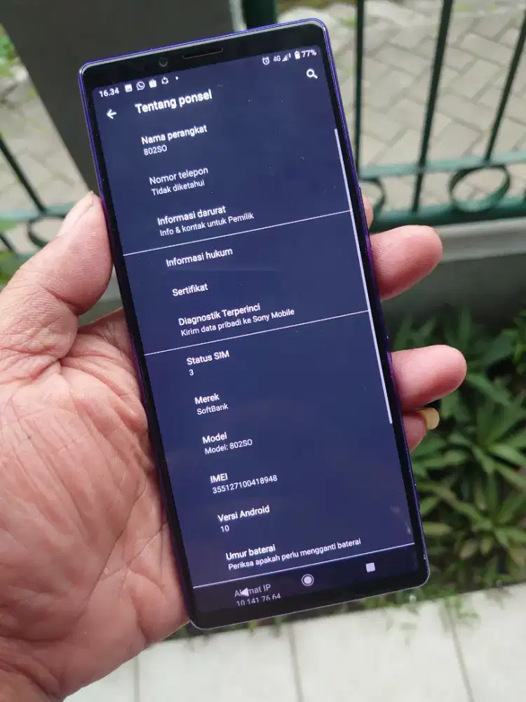 Sony xperia 1 ram 6/64