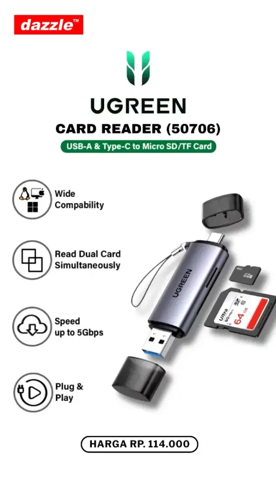 UGREEN CARD READER (50706)