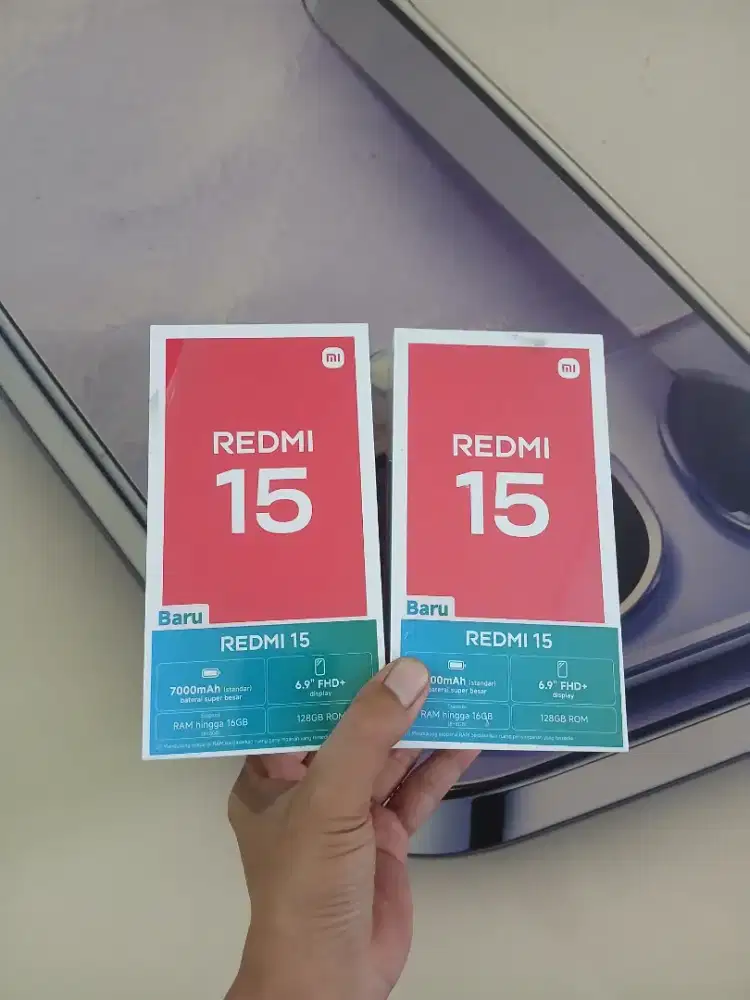 [ Fast respon WA ] Xiaomi Redmi 15 NFC 8+8/128 Garansi resmi 15bln