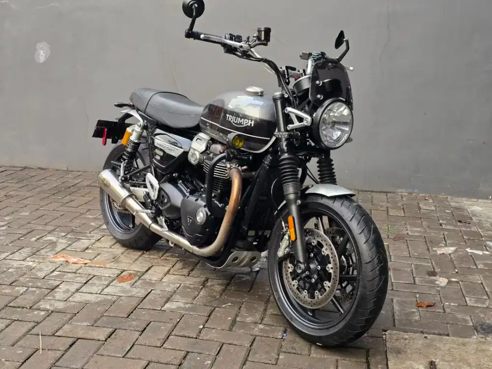 Moge Triumph Speed Twin 1200 th 2020 km 9rb Like New Siap Gas Modif