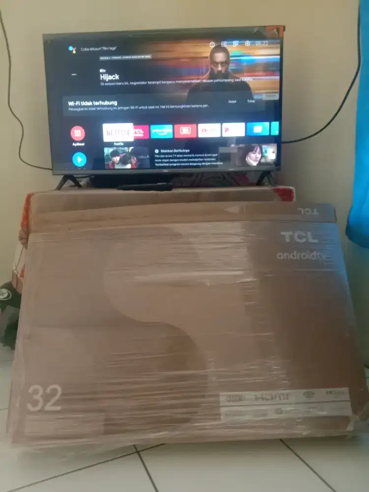Smart Android TV TCL 32in (segel.mulus)