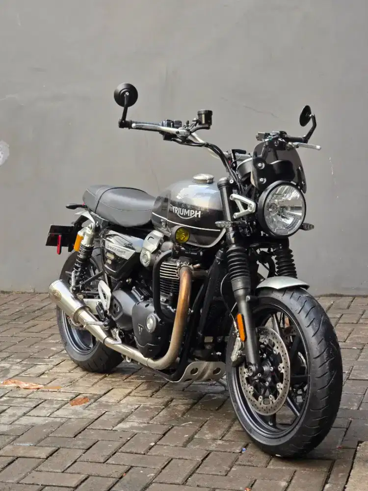 Moge Triumph Speed Twin 1200 th 2020 km 9rb Modif Turing Like New