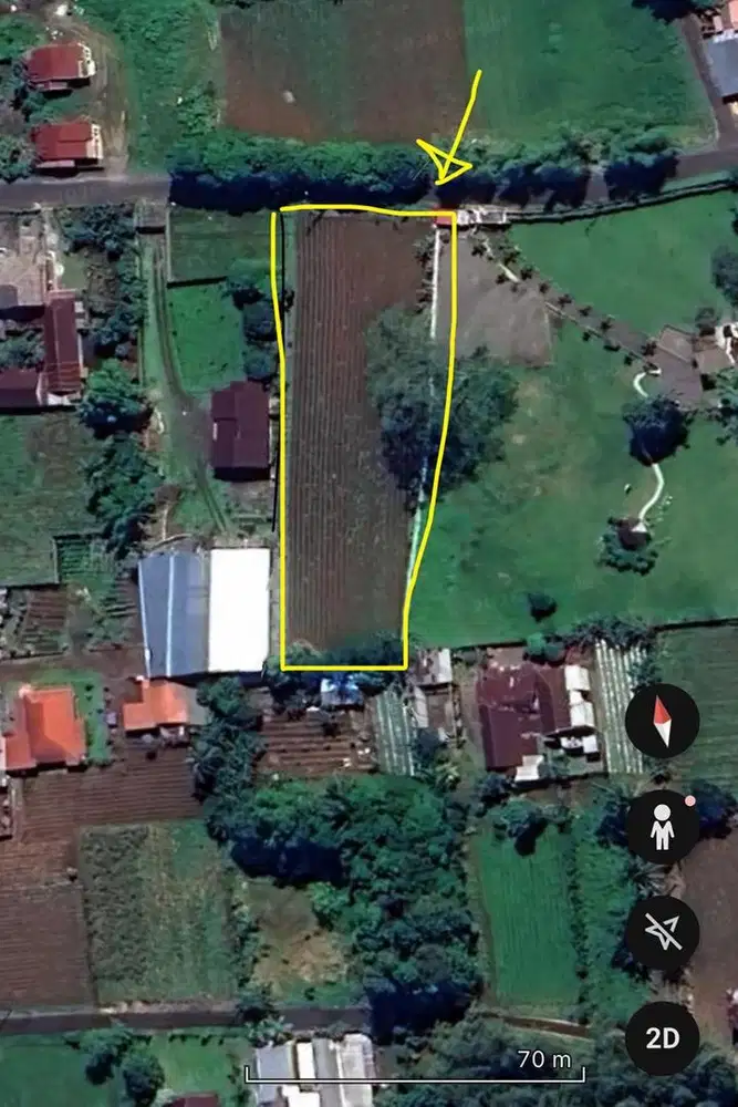 Dijual! Tanah bersertifikat hak milik lokasi strategis