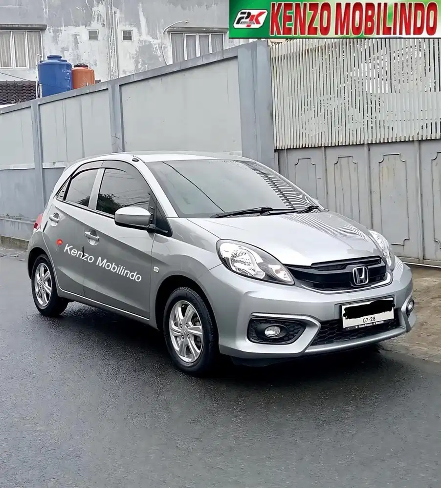 [TERMURAH] Brio E AT 2018 no 2017 silver,km low 66rb istimewah dp 10jt
