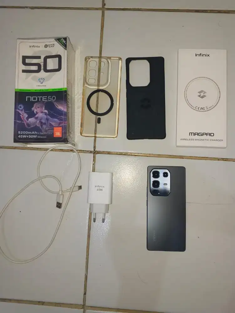 INFINIX NOTE 50 RAM 8+5/256Gb warna hitam