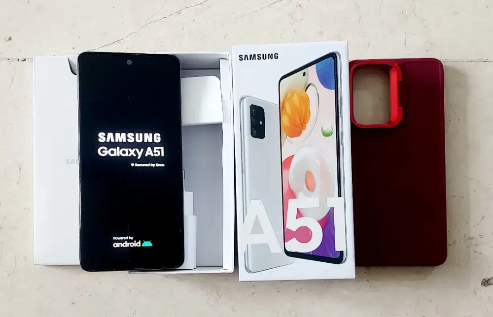 Samsung A51 Ram 8/128gb like new terawat dari baru fullset ori