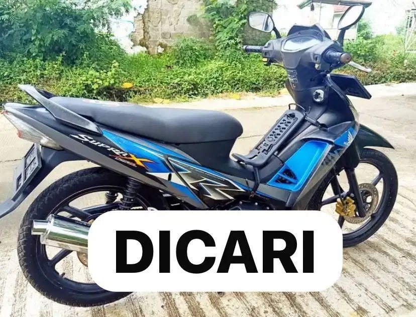 Di Cari Supra X 125 Double Disk DD Tahun 2008 Supra X 2010 Batman