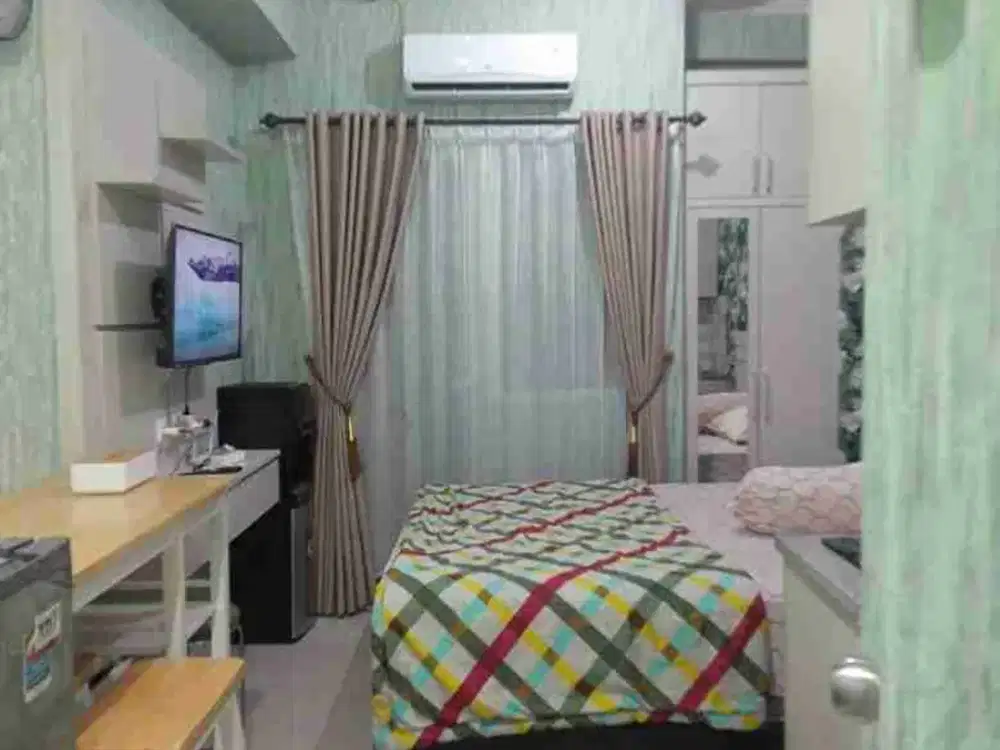 Sewa apartemen bulanan studio full furnish HARGA NEGO