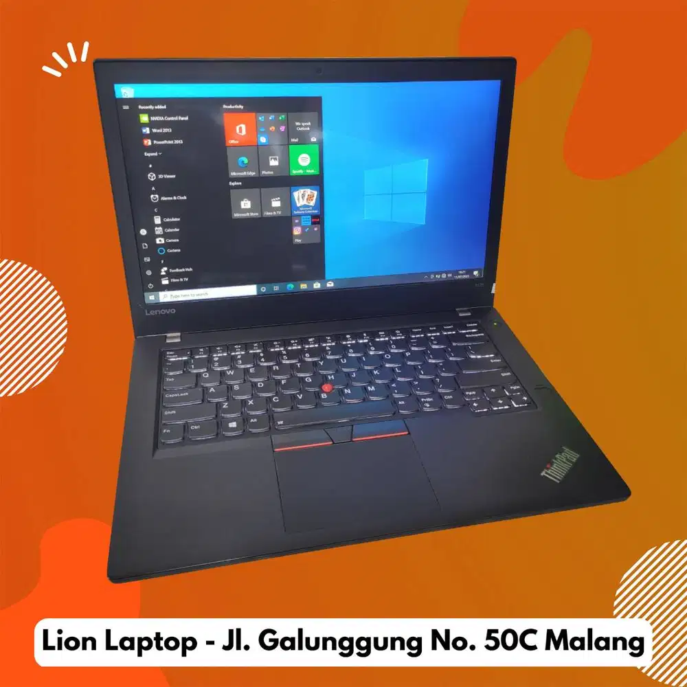 RAM 8GB SSD 256GB i5 Touchscreen Lenovo Thinkpad T470 [13|02]