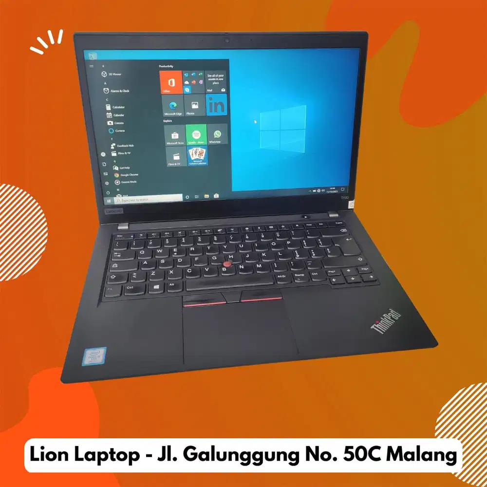 RAM 16GB i5 Gen 8 SSD 256GB Lenovo Thinkpad T490 [13|02]