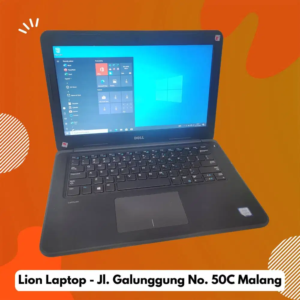 Core i5 Gen 7 Murah Mulus RAM 8GB SSD 256GB Dell Latitude 3380 [13|02]