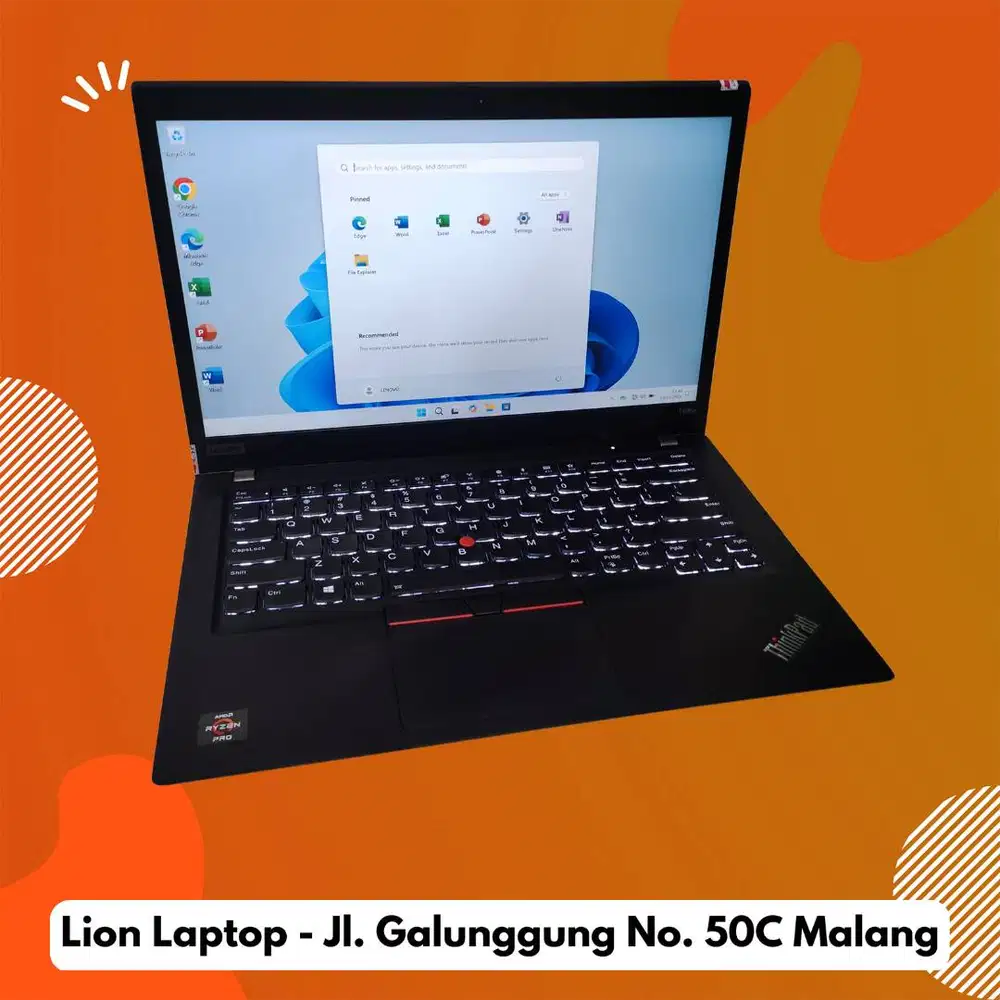 AMD Ryzen 5 PRO 3.7Ghz 8/256 VGA 2GB Lenovo Thinkpad T495s [13|02]