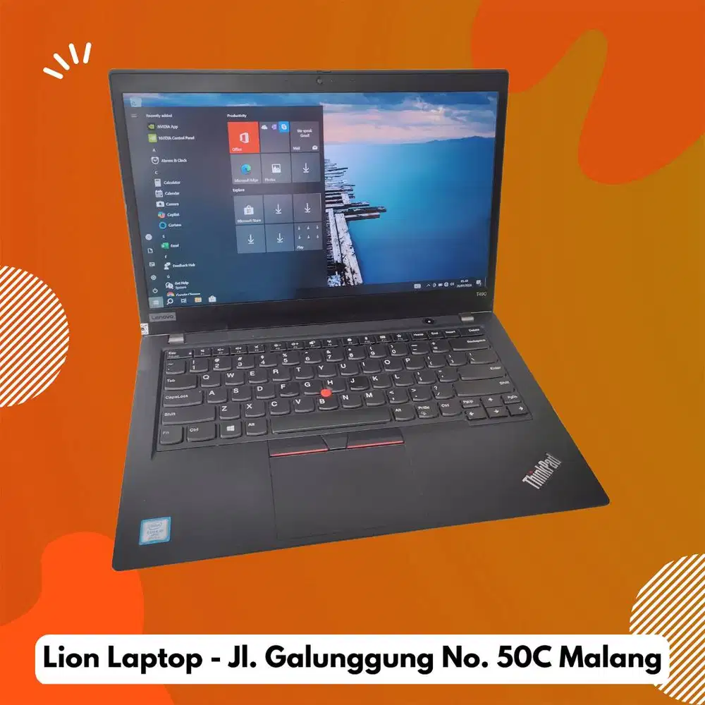 Double VGA NVIDIA Core i5 8/256 Slim Lenovo Thinkpad T490 [13|02]