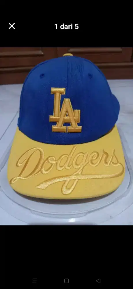 Topi mlb logo LA original
