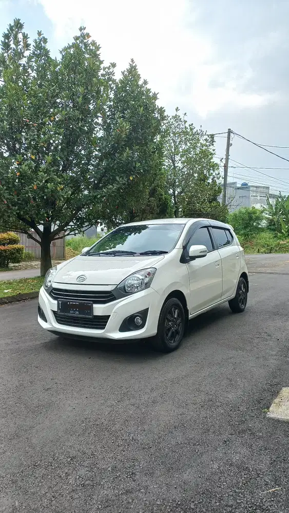 Harga Cash!!, Ayla X m/t 1.0 2021, low km antik 18rb asli!!