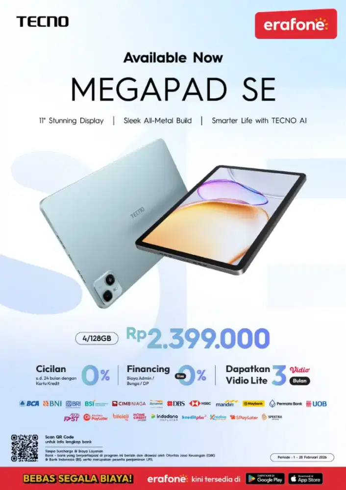 TABLET MEGAPAD SE 4/128GB LTE