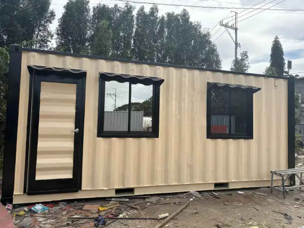 CONTAINER MODIFIKASI 20 FEET – SIAP PAKAI, MODERN & MULTIFUNGSI