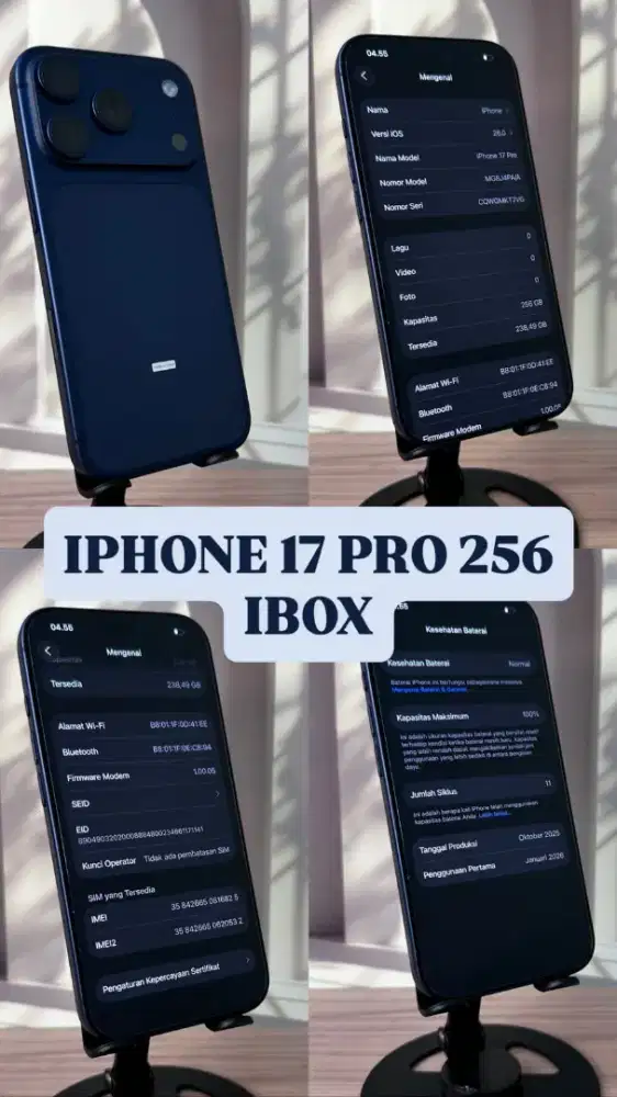JUAL CPT IPHONE/IP 17 PRO IBOX