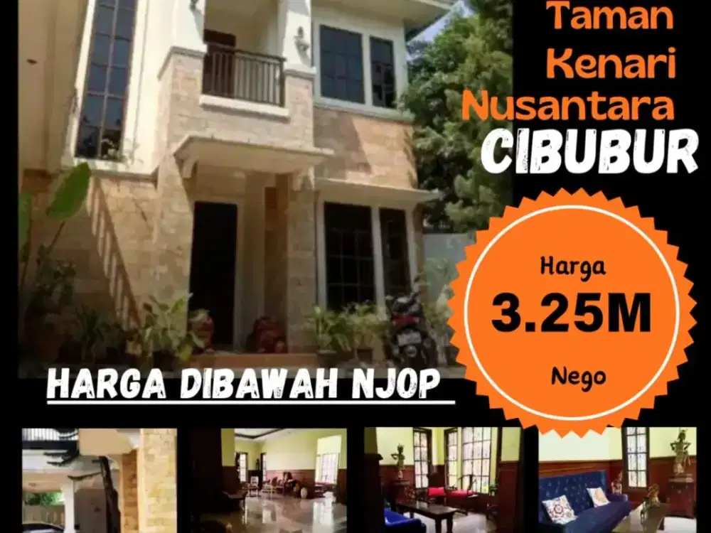 HARGA DIBAWAH NJOP! RUMAH DIJUAL DI TAMAN KENARI NUSANTARA CIBUBUR