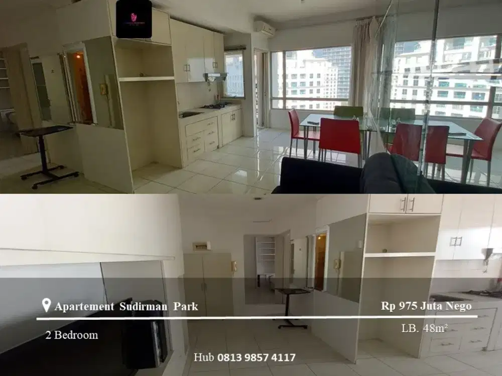Dijual Apartement Sudirman Park 2BR High Floor FF