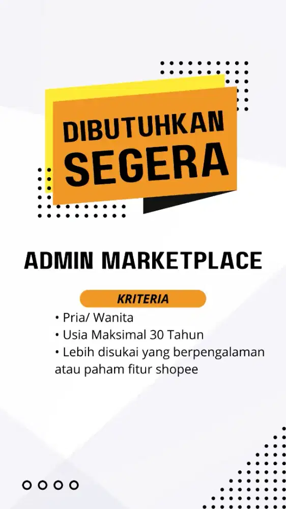 Staff Admin Shopee