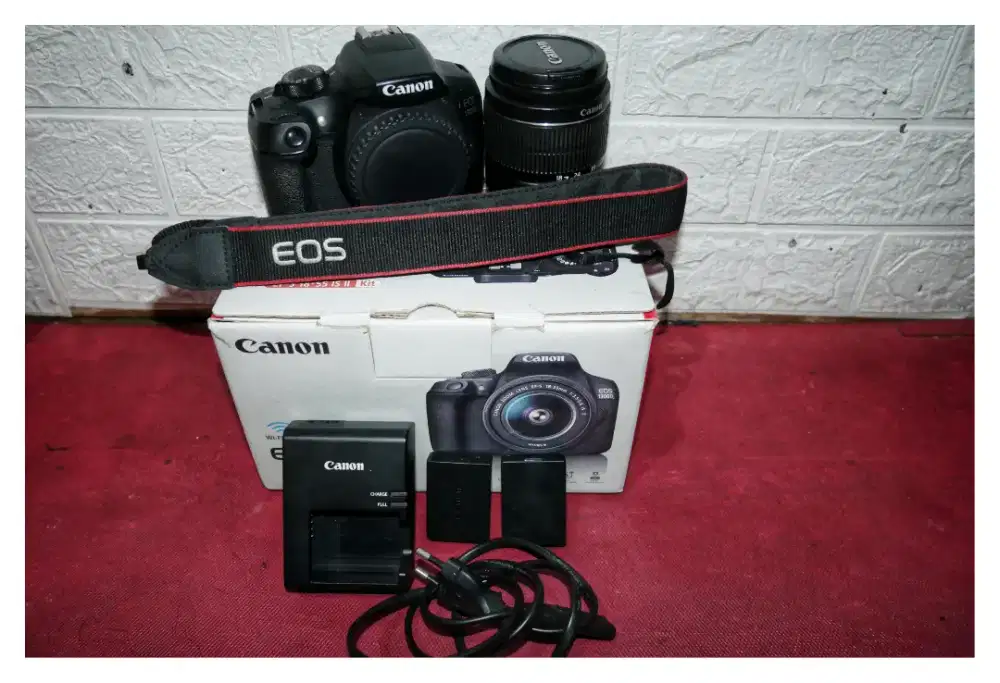 Canon 1300D Fullset Mulus Siap Pake