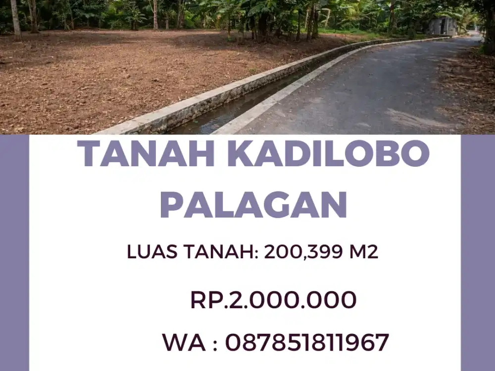 Tanah Kadilobo Jl. Palagan km 14