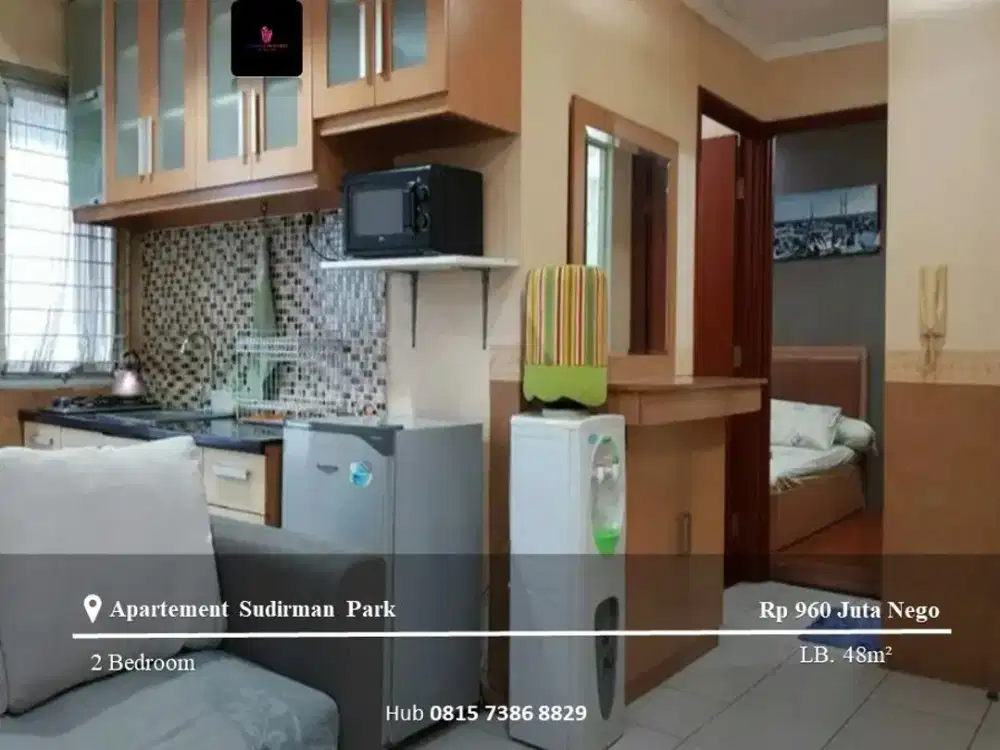 Dijual Apartement Sudirman Park 2BR High Floor Full Furnished