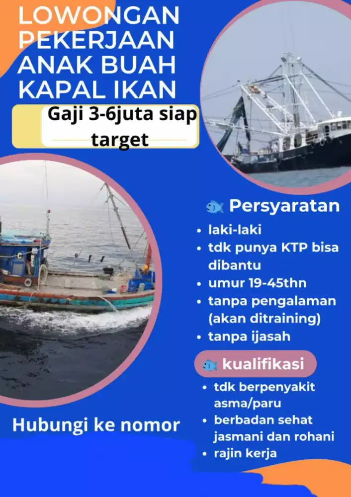 Lowongan ABK Kapal ikan
