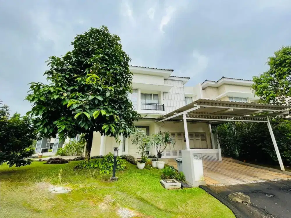 Rumah Hoek Mewah Rapih Gading Serpong Cluster Gold Finch The Springs