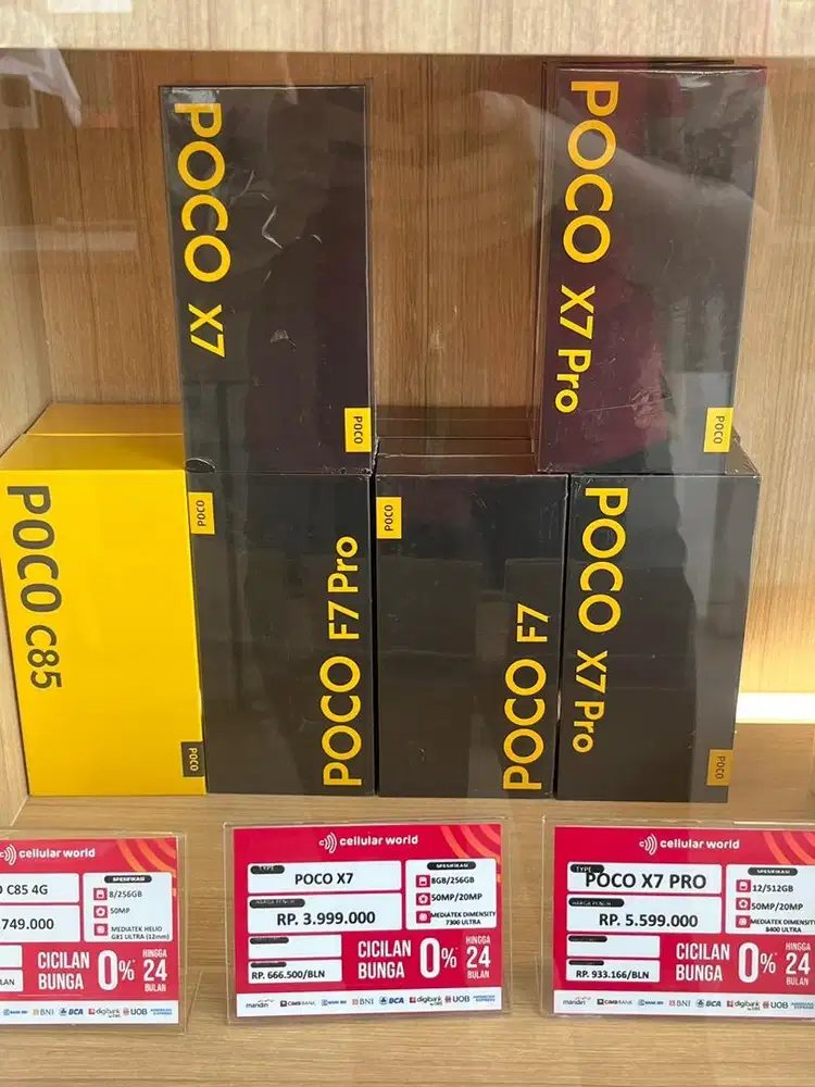 Ready poco x7 bisa kredit