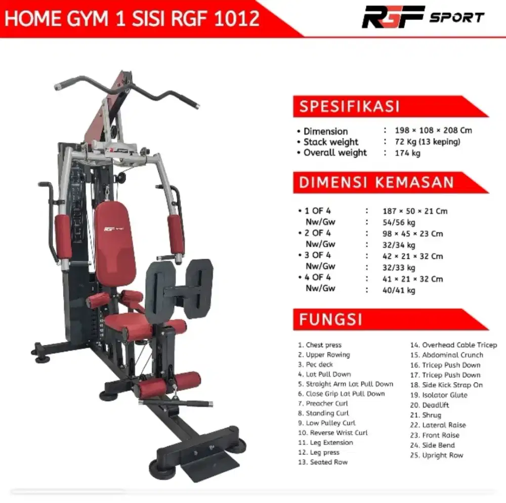 HOME GYM 1 SISI RGF 1012