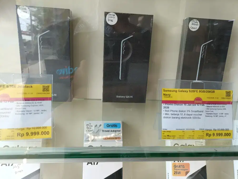 Kredit Kredivo Samsung Galaxy S25Fe 8/256GB