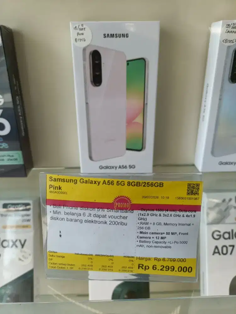 Kredit Kredivo Samsung Galaxy A56 256GB Bunga Ringan Tanpa Dp
