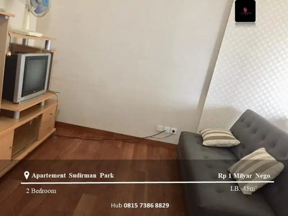 Dijual Apartement Sudirman Park 2BR Low Floor Full Furnished