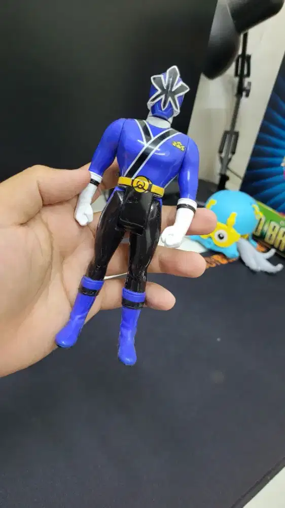 Power rangers Samurai Sentai Shinken blue bandai MMPR gao megazord