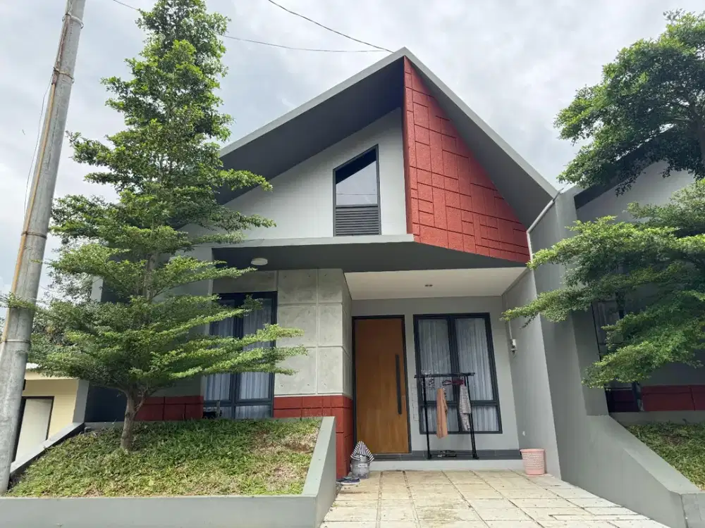 Rumah Siap Huni Dekat RSUD Cibinong Dinding Bata Merah
