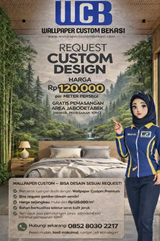 Wallpaper Custom Premium Bebas Desain