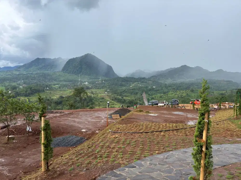 Tanah Vila Luas 200 Meter Legalitas SHM View Gunung