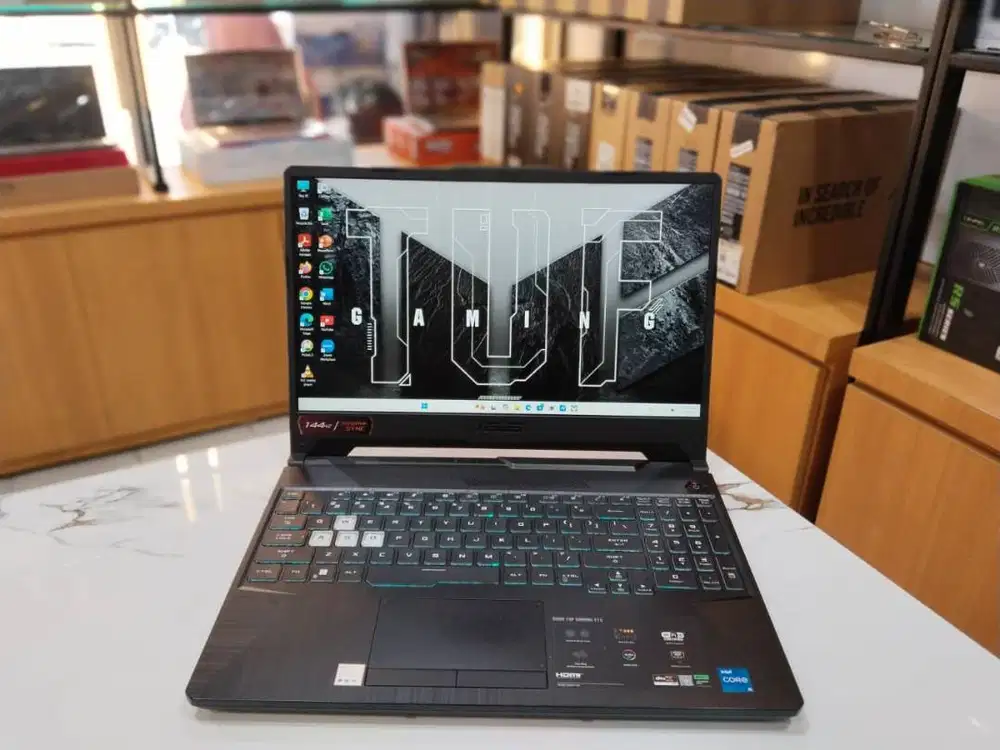 ASUS TUF GAMING F15 FX506H CORE I5-11400H/RAM8GB/SSD512GB/VGA RTX 2050