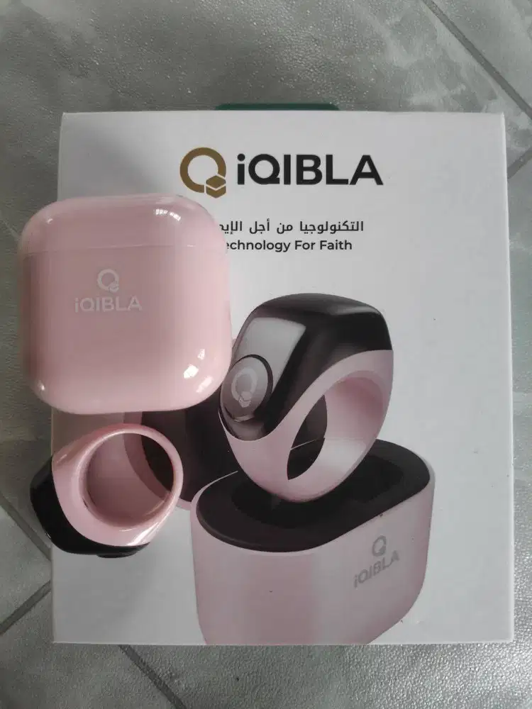 iQibla Zikr Ring JOOD, Cincin Tasbih Anti Air, Ada Box Charger, dll